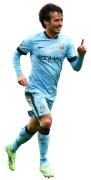 David Silva football render