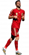 David Villa football render