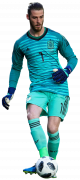 David de Gea football render