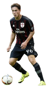 Davide Calabria football render