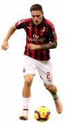 Davide Calabria football render