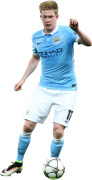 Kevin De Bruyne football render