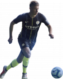 Kevin De Bruyne football render