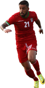 Ashkan Dejagah football render