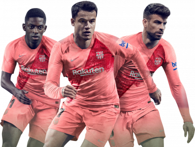 Ousmane Dembele, Philippe Coutinho & Gerard Pique