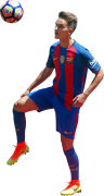 Denis Suarez football render