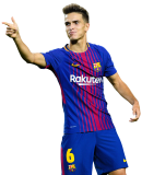 Denis Suárez football render