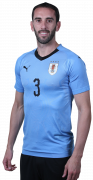 Diego Godin football render