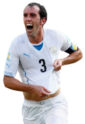 Diego Godin football render