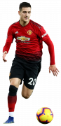 Diogo Dalot football render