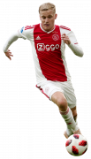 Donny van de Beek football render