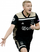 Donny van de Beek football render