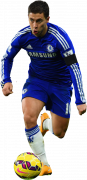 Eden Hazard football render