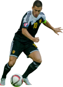 Eden Hazard football render