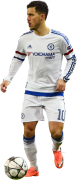 Eden Hazard football render