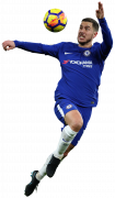 Eden Hazard football render