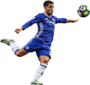 Eden Hazard football render