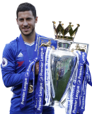 Eden Hazard football render