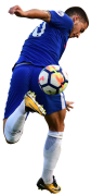 Eden Hazard football render