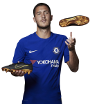 Eden Hazard football render