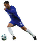 Eden Hazard football render