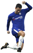 Eden Hazard football render