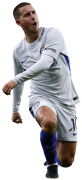 Eden Hazard football render