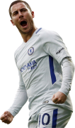 Eden Hazard football render