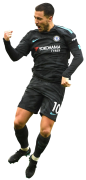 Eden Hazard football render