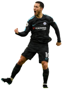 Eden Hazard football render