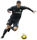 Eden Hazard football render