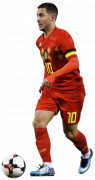 Eden Hazard football render