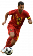 Eden Hazard football render