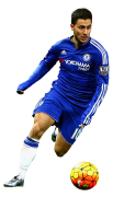 Eden Hazard football render