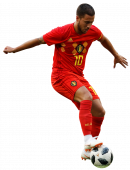 Eden Hazard football render