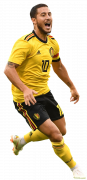 Eden Hazard football render