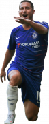 Eden Hazard football render