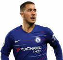 Eden Hazard football render