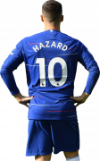 Eden Hazard football render