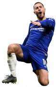 Eden Hazard football render