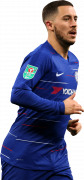 Eden Hazard football render