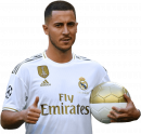 Eden Hazard football render