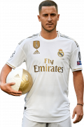 Eden Hazard football render