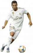 Eden Hazard football render