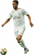 Eden Hazard football render