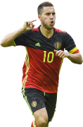 Eden Hazard football render