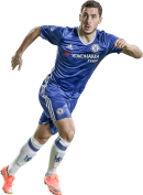 Eden Hazard football render