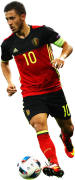 Eden Hazard football render