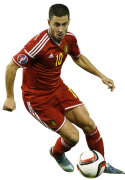 Eden Hazard football render