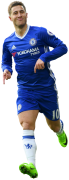 Eden Hazard football render